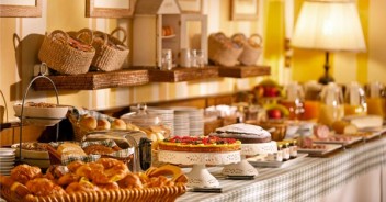 rich buffet breakfast hotel ambasciatori